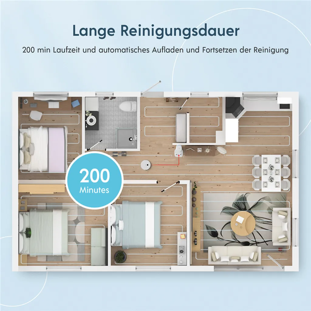 Yeedi Vac Max Saugroboter Mit Wischfunktion 3000Pa Teppicherkennung Staubsauger Roboter 9 Yeedi Vac Max Saugroboter Mit Wischfunktion 3000Pa Teppicherkennung Staubsauger Roboter – Bild 9