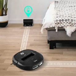 Midea Saugroboter M3S VCR20B, Saugleistung 2000 Pa, 3 Saugmodi / Saugroboter Mit Ladestation & V-förmigem Borstenmuster / 90-120 Min Laufzeit, Ideal Für Tierhaare, Teppiche Und Hartböden, Schwarz -Rowenta || Bosch Verkäufe 845dc7d55f0e1848670a849d907a47b0