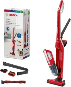 Bosch BBH3ZOO25 Kabelloser 2 In 1 Handstaubsauger Mit Stiel 25.2V ProAnimal Rot -Rowenta || Bosch Verkäufe 847067bd691ecc2935906c4397296f04