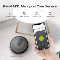 Kyvol Staubsauger Roboter 2200Pa Saugleistung, Saugroboter Mit Raumkarte, 150Min. Laufzeit,Sprachsteuerung,inkls. Magnetstreifen, Reinigt Hartböden, Teppiche, Tierhaare -Rowenta || Bosch Verkäufe 854ddf5b24fc33ba703890f6fa78d30d