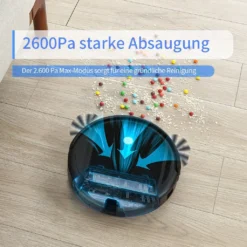 Saugroboter - AIRROBO P10 Staubsauger Roboter 2600Pa Roboterstaubsauger WLAN Mit Raumkarte In Echtzeit, WiFi/App/Alexa, Selbstaufladung, Leise, Für Tierhaare, Hartböden, Teppich -Rowenta || Bosch Verkäufe 85e68570c8c726877b19b5879a5b79d9