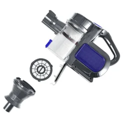 Juskys 2in1 Handstaubsauger & Akku Staubsauger - Beutellos & Kabellos – Bis 55 Min Laufzeit - Lithium-Ionen Akku, Wandhalterung & Ladestation – Blau -Rowenta || Bosch Verkäufe 880e354c3b55d11e036210661c0966fe