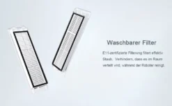 Original Roborock Zubehörset,mit 1*Magnetband, 2*HEPA Filter Und 2*Wischmopp Für Staubsauger Der S6, S5 Und E Serie -Rowenta || Bosch Verkäufe 8909cd4a4f5cd4fcbe05fdf5c6769c01