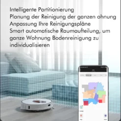 Roidmi EVE Plus Roboter Staubsauger Nass-Trocken-Saugroboter,50 Watt,2700pa Mit Sauberer Basis Und Beutel,Weiß -Rowenta || Bosch Verkäufe 8bc01cbcd1167c742aa82d72e60c8980