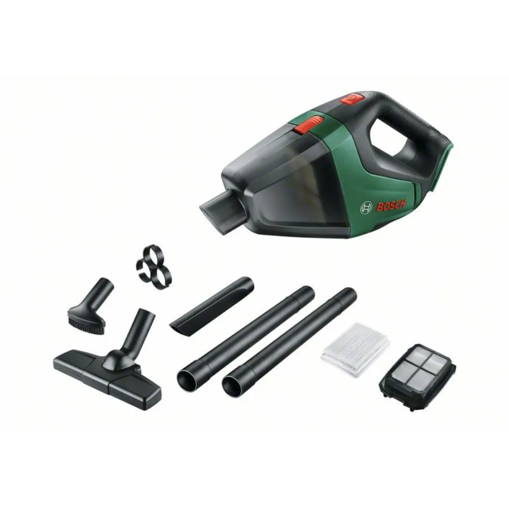 Bosch 18V Akku-Handstaubsauger UniversalVac 18 | Mit Akku (18V 2.5Ah) Und Ladegerät 1 Bosch 18V Akku-Handstaubsauger UniversalVac 18 | Mit Akku (18V 2.5Ah) Und Ladegerät