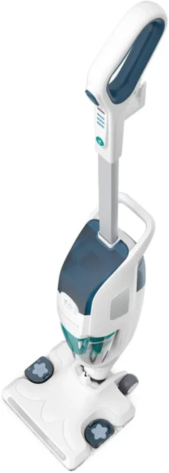 Rowenta Bodendampfreiniger Clean & Steam Revolution RY7757 | 2 In 1 Reingung | Verdampfer Für ätherische Öle | Alle Bodenarten | Anti-Kalk-Kartusche | Weiß/Blau -Rowenta || Bosch Verkäufe 9013f95933a48ea2891a0b5b92cd1a64