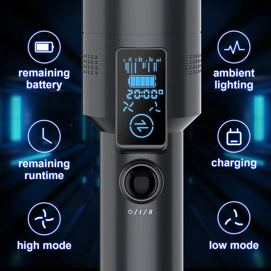 Akku Handstaubsauger, Handsauger Kabellos 13000Pa/100W Tragbar Autostaubsauger Mit Ladestation,für Auto Zuhause Tierhaare,Leichtgewicht Ab 500gr(Schwarz) 6 Akku Handstaubsauger, Handsauger Kabellos 13000Pa/100W Tragbar Autostaubsauger Mit Ladestation,für Auto Zuhause Tierhaare,Leichtgewicht Ab 500gr(Schwarz) – Bild 6