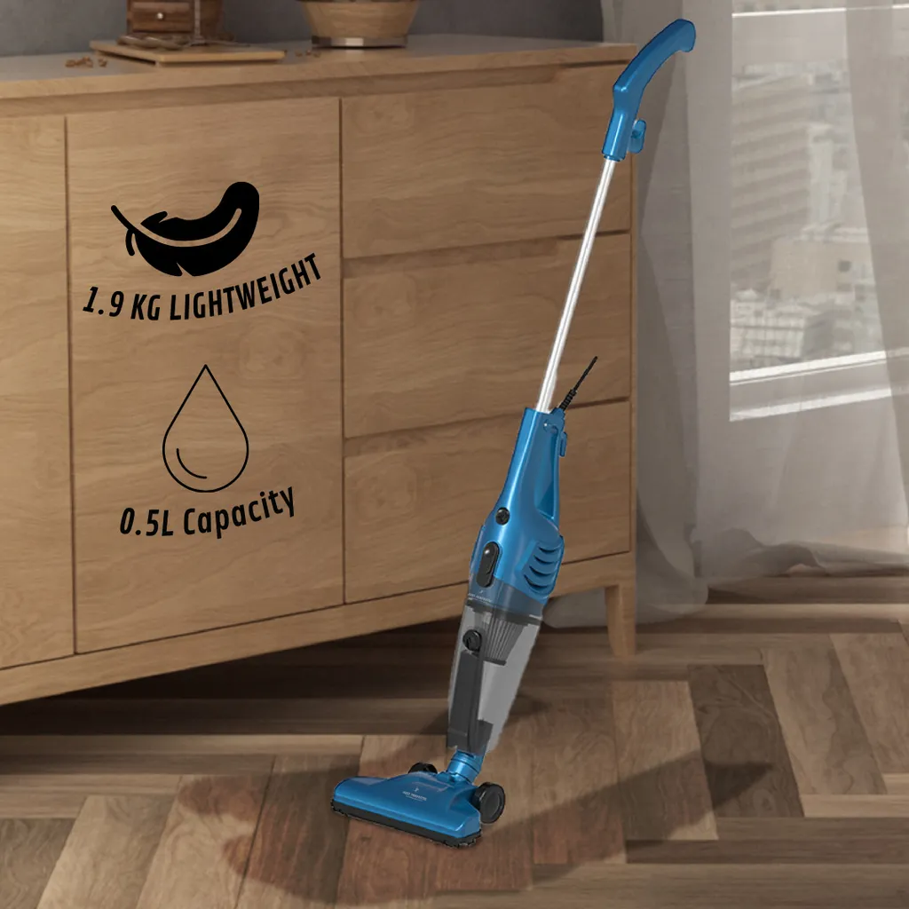 Just Perfecto 2-in-1 Standstaubsauger 600W - Blau - Mit Turbo Funktion - Beutellos - Handstaubsauger, Stielstaubsauger 4 Just Perfecto 2-in-1 Standstaubsauger 600W - Blau - Mit Turbo Funktion - Beutellos - Handstaubsauger, Stielstaubsauger – Bild 4