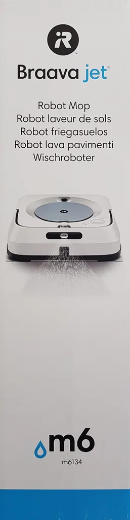 IRobot Braava Jet M6 M6134 Nasswischroboter, Eckig, Weiß/Blau 4 IRobot Braava Jet M6 M6134 Nasswischroboter, Eckig, Weiß/Blau – Bild 4