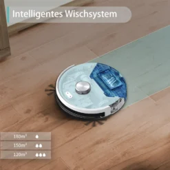 2022 SmartAI S9 Saugroboter Staubsauger Robot Wischroboter Automatisch APP Fernbedienung 4000PA Roboterstaubsauger Vacuum Reinigung Weiß -Rowenta || Bosch Verkäufe 9dc27cef7f50b5b67e51f721190f4f47