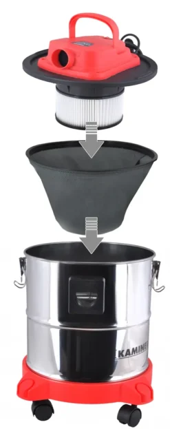 Elektrischer Kaminsauger Aschesauger Für Feuerstellen Öfen Holzöfen Industrie 20L 1200W Aschefilter HEPA Filter DualFilter 1162 -Rowenta || Bosch Verkäufe a0864ab861f2a390aea8f93a9910a7d4