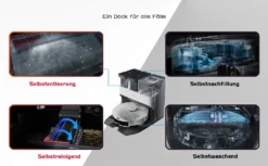 Roborock S7 Pro Ultra Sonic Staubsauger Roboter Mit Empty Wash Fill Dock Absaugstation 5100Pa Selbstwaschend Selbstauffüllend Selbstentleerend LiDAR APP Weiß (Upgrade Von Roborock S7,VS S7 MaxV Ultra/S8 Pro Ultra) -Rowenta || Bosch Verkäufe a0993625e201326f1e7c064926909d85