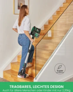 Akku Staubsauger Kabellos, Vactidy V8 Kabelloser Staubsauger Mit Abnehmbarem Akku, 22KPa Saugkraft Für Hartholzböden, Bis Zu 35min Laufzeit, Leichter Staubsauger Für Teppich- Und Tierhaarreinigung -Rowenta || Bosch Verkäufe a2b8a53da612ffb5b38a352edfddee32