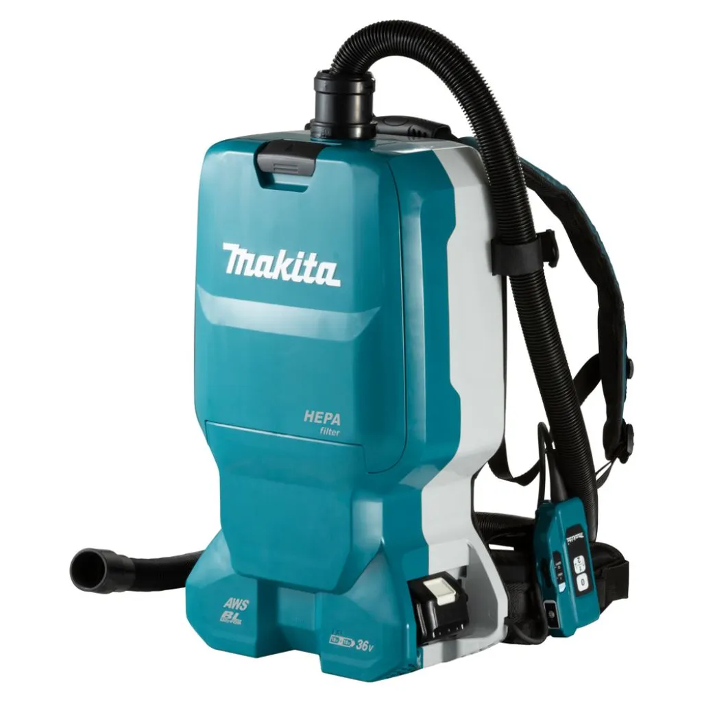 Makita Akku-Rucksackstaubsauger DVC665ZU | 2x 18V Ohne Akku 2 Makita Akku-Rucksackstaubsauger DVC665ZU | 2x 18V Ohne Akku – Bild 2