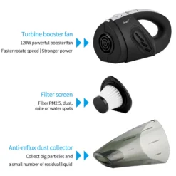 CkeyiN Handstaubsauger Für Haus/Auto Kabellos Nass-Trocken-Nutzung Staubsauger Wiederaufladbar Leistungsstarke Für Tierhaare, Staub -Rowenta || Bosch Verkäufe ad65d66a2fd8dcdabf444fa0845196d1