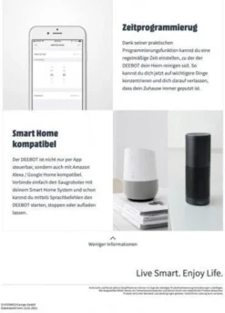 Ecovacs Deebot 605 Robotersauger Weiß -Rowenta || Bosch Verkäufe ad96d1758429698f935c2376cbc5e06a