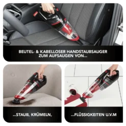 MAXXMEE Akku-Handstaubsauger Nass & Trocken - Rot/schwarz -Rowenta || Bosch Verkäufe b009e2a93057355ea4ecf79131720889