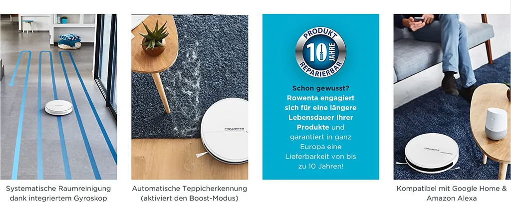 Rowenta RR7447 Xplorer S60 Allergy Connect Nass-Trocken-Saugroboter Weiß 65 DB 16 Rowenta RR7447 Xplorer S60 Allergy Connect Nass-Trocken-Saugroboter Weiß 65 DB – Bild 16