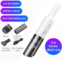 Handheld Vacuum, Car Vacuum Cleaner Cordless 6000PA High Power Small Mini Portable USB Rechargeable Hand Vacuum, For Home, Car, Narrow Spaces ,White -Rowenta || Bosch Verkäufe b79b86f67bad8efe245b7fd91a05b9dd
