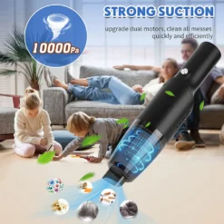 Mini Handstaubsauger Kabellos - Handstaubsauger Wiederaufladbar Tragbar , USB Staubsauger Für Auto, Tastatur, Tierhaare,Black -Rowenta || Bosch Verkäufe b7b3da83c9ca145530ff499929951809