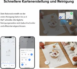 Roborock S8 Staubsauger Roboter Sonic Saugroboter 6000Pa DuoRoller-Bürste VibraRise Wischen 3D-Mapping 3D-Strukturiertes Licht LiDAR Kindersicherung APP Control (Weiß) -Rowenta || Bosch Verkäufe baa2f88d9a5ac332c9c7c31f4178fd38