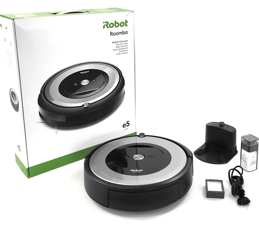 IRobot Roomba E5 (E5154) Staubsauger-Roboter Silber - Für Hartböden, Teppich, Tierhaare 7 IRobot Roomba E5 (E5154) Staubsauger-Roboter Silber - Für Hartböden, Teppich, Tierhaare – Bild 7