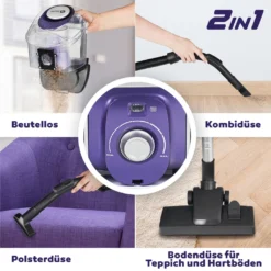 Balter Orion Staubsauger Beutellos Bodenstaubsauger Zyklon Max 1000W HEPA Lila 11 Balter Orion Staubsauger Beutellos Bodenstaubsauger Zyklon Max 1000W HEPA Lila -Rowenta || Bosch Verkäufe bd8f1c1cb708f1fe8ec437dfdfdc5455