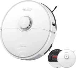 Roborock S8 Staubsauger Roboter Sonic Saugroboter 6000Pa DuoRoller-Bürste VibraRise Wischen 3D-Mapping 3D-Strukturiertes Licht LiDAR Kindersicherung APP Control (Weiß) -Rowenta || Bosch Verkäufe bfdca0d6e92c0bc910b3df929432e759