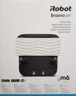 IRobot Braava Jet M6 M6134 Nasswischroboter, Eckig, Weiß/Blau 10 IRobot Braava Jet M6 M6134 Nasswischroboter, Eckig, Weiß/Blau -Rowenta || Bosch Verkäufe c239fcf1bfa5f6f02e26ae730c7c7fc6