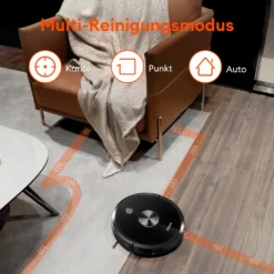 ULTENIC D5 Saugroboter Mit Mop Ultradünner Roboter, Bluetooth Und WIFI Verbunden, 3000 Pa Saugkraft, 2600 MAh Akku, Staubsauger Roboter -Rowenta || Bosch Verkäufe c52f3acaf506d960d2a0a33b39c08cbc