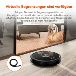 ULTENIC D5 Saugroboter Mit Mop Ultradünner Roboter, Bluetooth Und WIFI Verbunden, 3000 Pa Saugkraft, 2600 MAh Akku, Staubsauger Roboter -Rowenta || Bosch Verkäufe c73b8b68df9fff386a279234bdb70c82