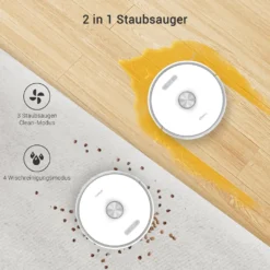 Ultenic T10 Saugroboter Mit Absaugstation, 3000Pa Saugroboter Mit Wischfunktion, Laser Navigation Saugroboter, Mehrstöckige Kartierung Staubsauger Roboter, Roboterstaubsauger Ideal Für Teppiche -Rowenta || Bosch Verkäufe c82b61b5719b361460becf84ce530068