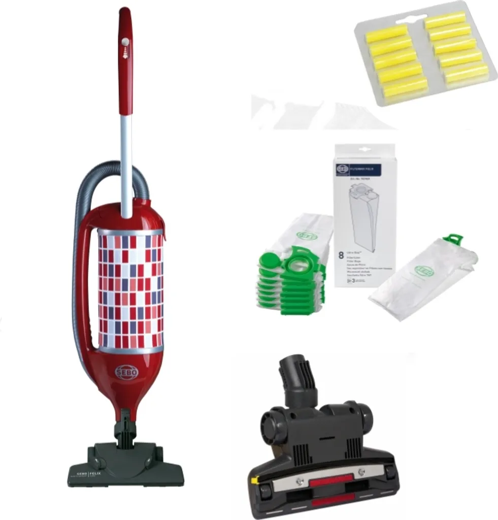 Staubsauger SEBO Felix 4 Rosso, 890W Mit Kombidüse 1 Staubsauger SEBO Felix 4 Rosso, 890W Mit Kombidüse
