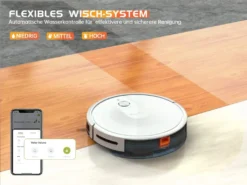 Kyvol E31 Saugroboter Mit Wischfunktion 2200Pa Wischroboter, 150Min. Laufzeit, Smart Navigation, Funktioniert Mit Alexa,ideal Für Tierhaare, Teppiche Und Hartböden, Weiß [+] -Rowenta || Bosch Verkäufe cde99a917c6c149368b1a89367259c42