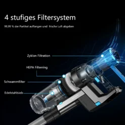 Proscenic P11 Smart Akku Staubsauger, Kabelloser Staubsauger, 30k Pa Starke Leistung, 60 Min. Laufzeit, Smart App Display 11 Proscenic P11 Smart Akku Staubsauger, Kabelloser Staubsauger, 30k Pa Starke Leistung, 60 Min. Laufzeit, Smart App Display -Rowenta || Bosch Verkäufe ce439a13f2130aa96d649f34a1ca986c
