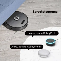 ROBBY PRO | Saug Und Wischroboter | 2700 - 4000PA | Selbstentleerend | Schwarz | Staub Sauger Kehr Cleaner -Rowenta || Bosch Verkäufe d02ce2a40d04ecb9610b03687f03bd14