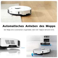 Roborock S7 Pro Ultra Sonic Staubsauger Roboter Mit Empty Wash Fill Dock Absaugstation 5100Pa Selbstwaschend Selbstauffüllend Selbstentleerend LiDAR APP Weiß (Upgrade Von Roborock S7,VS S7 MaxV Ultra/S8 Pro Ultra) -Rowenta || Bosch Verkäufe d1ac7b6e6410d7133f3f4687005ab5c9