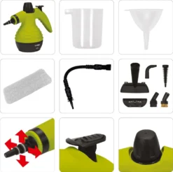 Dampfreiniger Tragbarer Handdampfreiniger Reinigungsgerät Leistungsstark, Multifunktional, Bis 110°C 10 Tlg. Set -Rowenta || Bosch Verkäufe d3d78507222b373650d0d7ebdaab7d2a