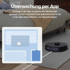 Roborock S7 + Staubsauger Roboter Mit Absaugstation Auto-Empty Dock (Saugleistung 2500Pa, Auto-Lifting-Mopp),Schwarz -Rowenta || Bosch Verkäufe d476d0d0cce9c6e50fa52f73b175759e