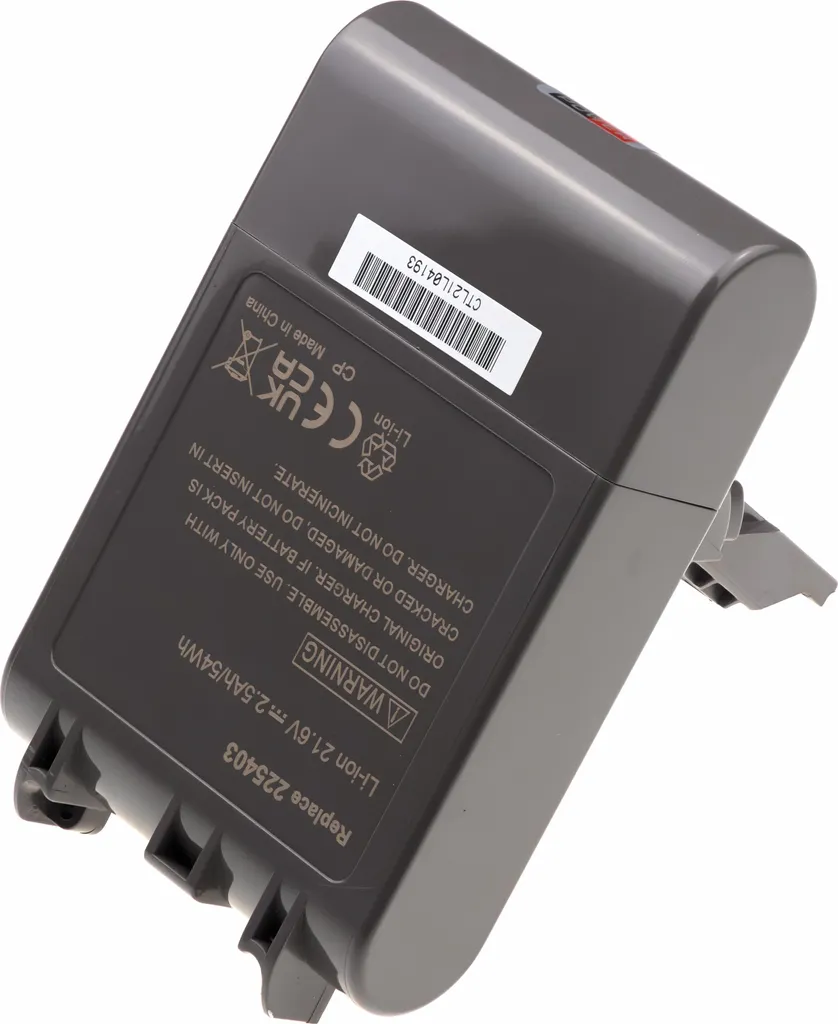 T6 Power Akku Für Dyson Staubsaugerroboter, Teilenummer 968670-02, Li-Ion, 21,6 V, 2500 MAh (54 Wh), Grau 3 T6 Power Akku Für Dyson Staubsaugerroboter, Teilenummer 968670-02, Li-Ion, 21,6 V, 2500 MAh (54 Wh), Grau – Bild 3