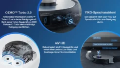 ECOVACS DEEBOT X1 TURBO Staubsauger 5000Pa Saugroboter YIKO EU APP -Rowenta || Bosch Verkäufe d802d04d54105cf374f47780c158fe7e