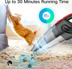 9000Pa Handstaubsauger Staubsauger Kabellos Akku Autosauger Nass/Trocken Funktion 120W Für Haus Und Auto - Rot -Rowenta || Bosch Verkäufe d868010140c2d27afd8e53f937b3c647