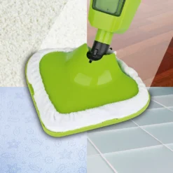 CLEANmaxx Dampfbesen 1000W Grün Bodenpflege Inkl. Messbecher Mikrofasertuch -Rowenta || Bosch Verkäufe de61bb4678a07e29acf652ff010c7969