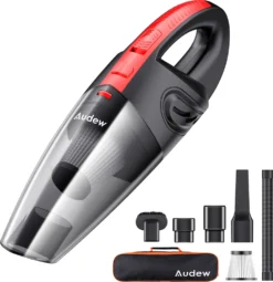 120W Akku Handstaubsauger Von AUDEW In Schwarz/Rot -Rowenta || Bosch Verkäufe e43d438d378bb56a9fbeef4aa8f368fb