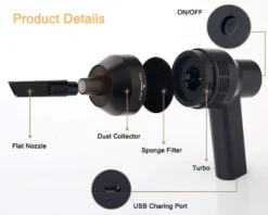 Elektrischer Staubsauger, Luftstaubsauger Leistungsstarkes Gebläse Alternative Druckluftspray Tastaturreiniger Für PC, Laptop, Sofa -Rowenta || Bosch Verkäufe e62ba3220f360d81ea9de33619d2908b 1