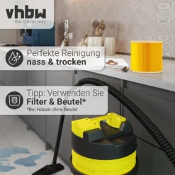Vhbw 2x Patronen Filter Kompatibel Mit Kärcher WD 1, WD 3.200, WD 3.300 M, WD 3.500 P Waschsauger Ersatz Für 6.414-552.0. -Rowenta || Bosch Verkäufe e9cdcf8c1fe0c0d6cdde06f9c4ad1c34