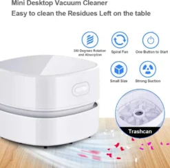 Tischstaubsauger, USB Wiederaufladbar, Mini Staubsauger, Tragbar Kabellos Tischstaubsauger Mit Laufzeit, 360° Drehbar, Mini Handstaubsauger Für Schule, Haushalt, Büro Und Auto -Rowenta || Bosch Verkäufe ed056db08bddadcd1dedc763bf3f24f0