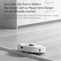 Roidmi EVE Plus Roboter Staubsauger Nass-Trocken-Saugroboter,50 Watt,2700pa Mit Sauberer Basis Und Beutel,Weiß -Rowenta || Bosch Verkäufe ee0f7dd1d83ec201ba95807766e6bc2d
