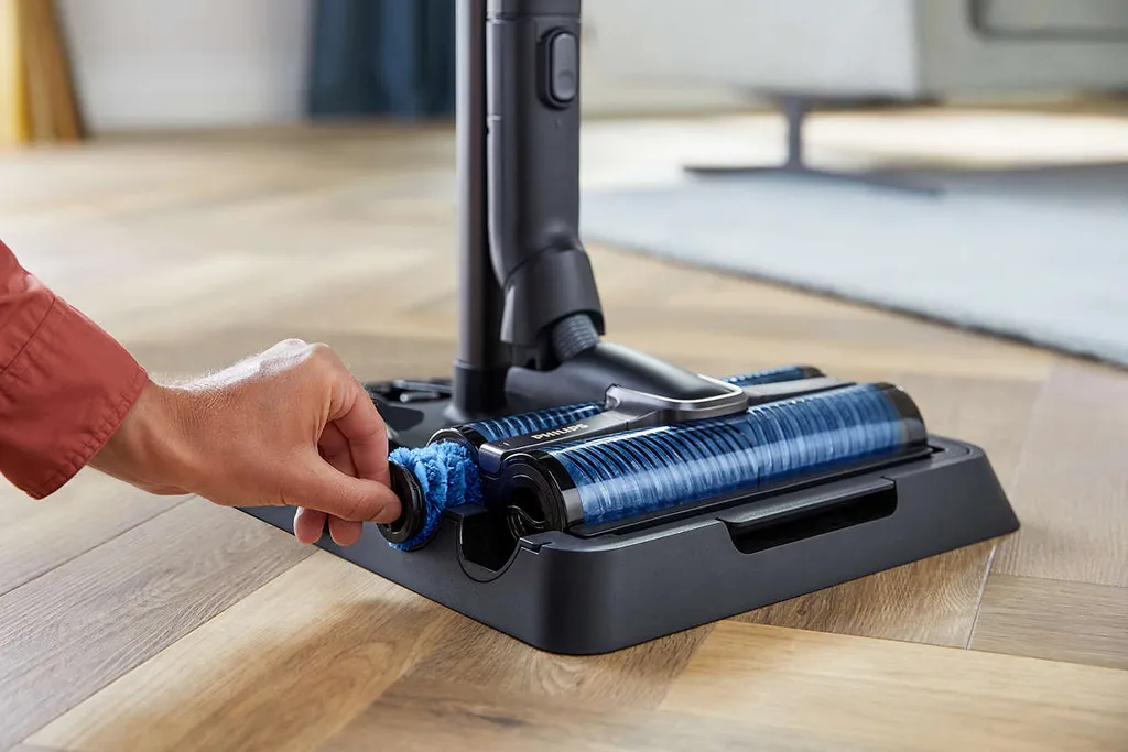 Philips Original Mikrofaser Ersatzbürsten-Set Powerbürste Für AquaTrio Nass- Und Trockensauger Der 9000er Serie (XV1793/01) 3 Philips Original Mikrofaser Ersatzbürsten-Set Powerbürste Für AquaTrio Nass- Und Trockensauger Der 9000er Serie (XV1793/01) – Bild 3