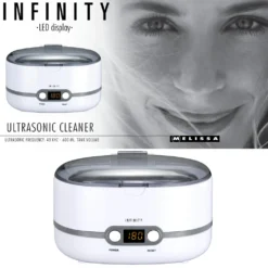 Melissa „INFINITY“ 16800031 UV-Sterilisator Ultraschall ReinigerDigitaler Ultraschallreiniger Reinigungsgerät Mit Timer Für Brillen Schmuck, 600ml -Rowenta || Bosch Verkäufe f63b3984aa4ce37b0bf40afa3261b7de